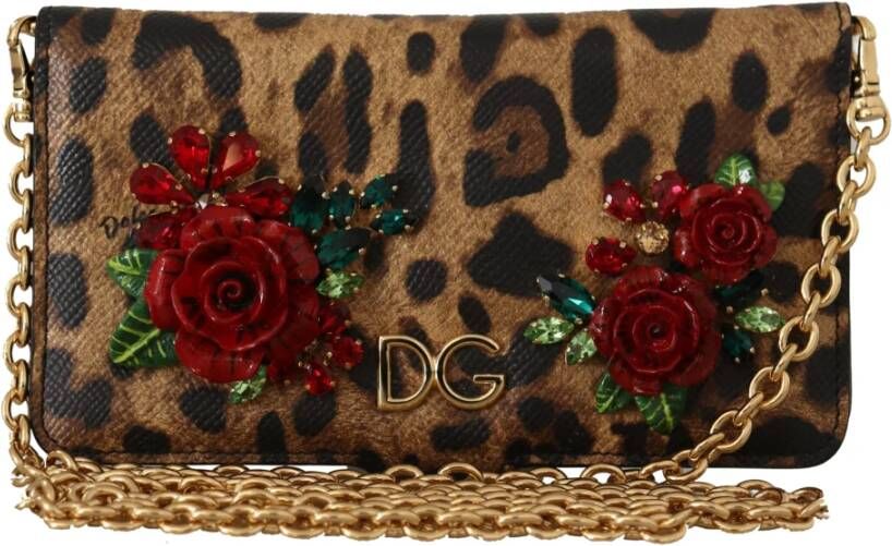 Dolce & Gabbana Cross Body Bags Bruin Dames