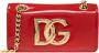 Dolce & Gabbana Helderrode Schoudertas van Kalfsleer Red Dames - Thumbnail 2