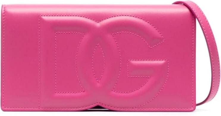 Dolce & Gabbana Roze Tassen 3.0cm Diepte 10.0cm Hoogte 60.0cm Riem 20.0cm Breedte Roze Dames