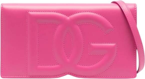 Dolce & Gabbana Roze Tassen 3.0cm Diepte 10.0cm Hoogte 60.0cm Riem 20.0cm Breedte Roze Dames