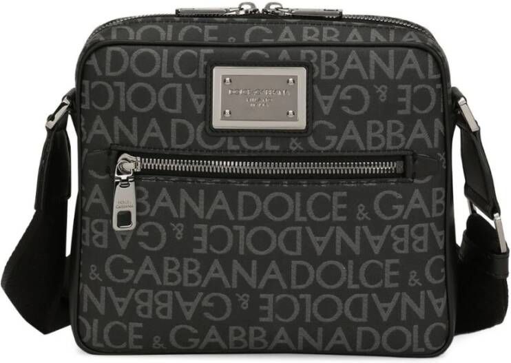 Dolce & Gabbana Veelzijdige Cross Body Tas voor Mannen Black Heren