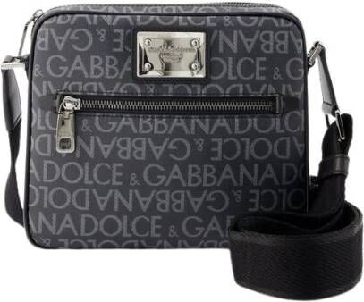 Dolce & Gabbana Veelzijdige Cross Body Tas voor Mannen Black Heren