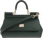 Dolce&Gabbana Satchels Sicily Top Handle Bag Dauphine Calfskin in groen - Thumbnail 2