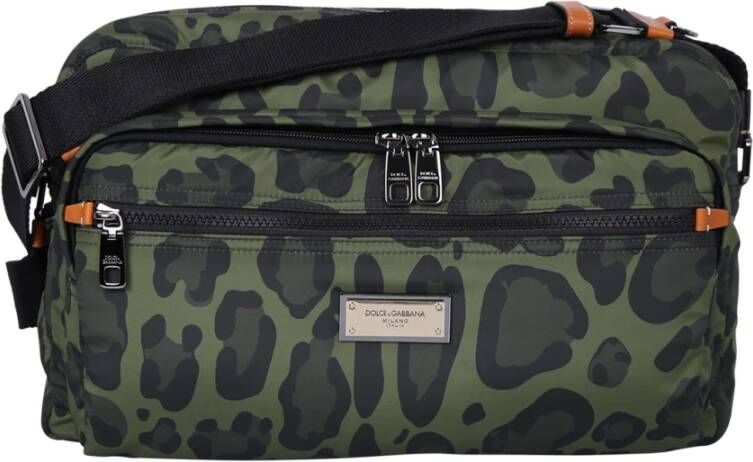 Dolce & Gabbana Crossbody zak Groen Heren