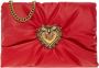 Dolce & Gabbana Rode Logo-Plaque Schoudertas Red Dames - Thumbnail 1