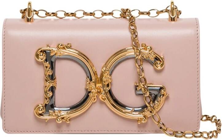 Dolce & Gabbana Crossbody zak Roze Dames