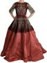 Dolce & Gabbana Kristallen Kroonluchter Prinsessenjurk Pink Dames - Thumbnail 1