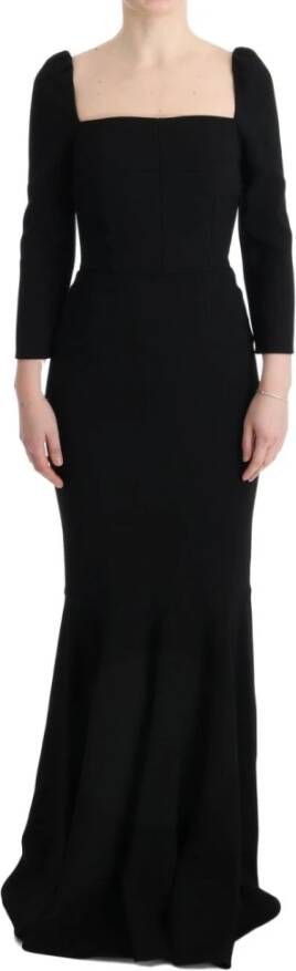 Dolce & Gabbana Dag Maxi -jurk Zwart Dames