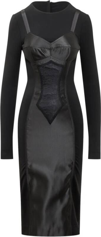 Dolce & Gabbana Maxi dagelijkse jurk Black Dames