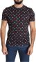 Dolce & Gabbana Donkergrijze Hearts Print Katoenen Heren T-shirt Multicolor Heren - Thumbnail 1
