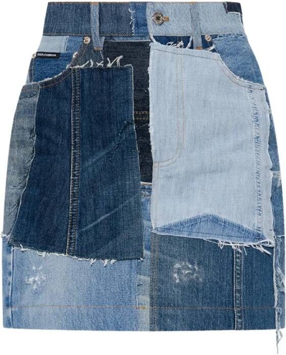 Dolce & Gabbana Denim skirt Blauw Dames