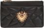 Dolce & Gabbana Fashion Devotion Zwarte Portemonnee Black Dames - Thumbnail 1