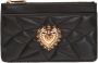 Dolce & Gabbana Fashion Devotion Zwarte Portemonnee Black Dames - Thumbnail 3