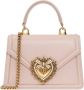 Dolce&Gabbana Satchels DG Amore Saddle Bag in poeder roze - Thumbnail 1