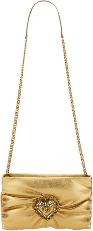 Dolce & Gabbana Devotion Soft BAG Small Geel Dames