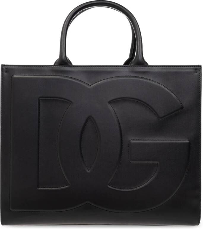 Dolce & Gabbana DG Dagelijkse shopper tas Zwart Dames