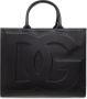 Dolce & Gabbana Logo Geëmbosseerde Handtas met Hoofdcompartiment Black Dames - Thumbnail 4