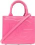 Dolce & Gabbana Rose Pink Calf Leather Mini DG Daily Tote Bag Pink Dames - Thumbnail 1