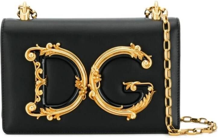 Dolce & Gabbana DG Girls Schoudertas Zwart Dames