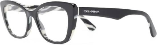 Dolce & Gabbana Zwart Optisch Montuur Stijlvol en Veelzijdig Black Dames