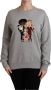Dolce & Gabbana DGFamily Sweater Stijlvol en Comfortabel Gray Dames - Thumbnail 1