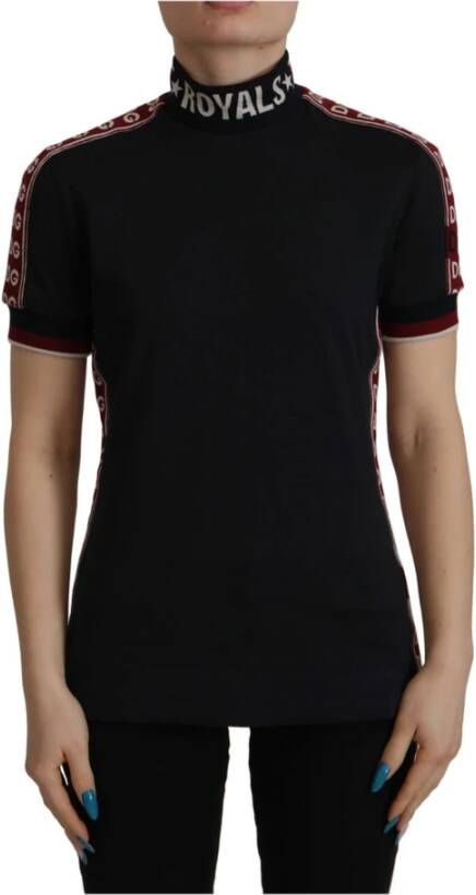 Dolce & Gabbana DGMillennials Logo Katoenen T-Shirt Zwart Dames