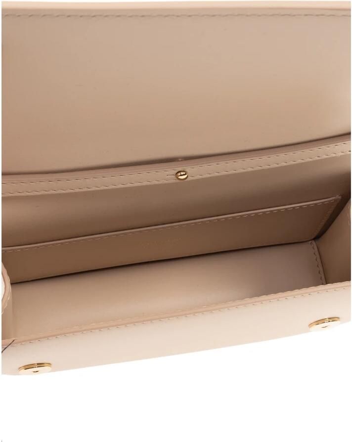 Dolce & Gabbana Beige Leren Schoudertas met Kettingriem Beige Dames - Foto 2