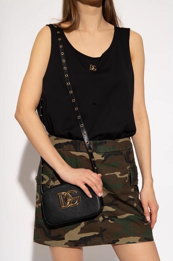 Dolce&Gabbana Crossbody bags Logo Crossbody Bag Leather in zwart - Foto 5