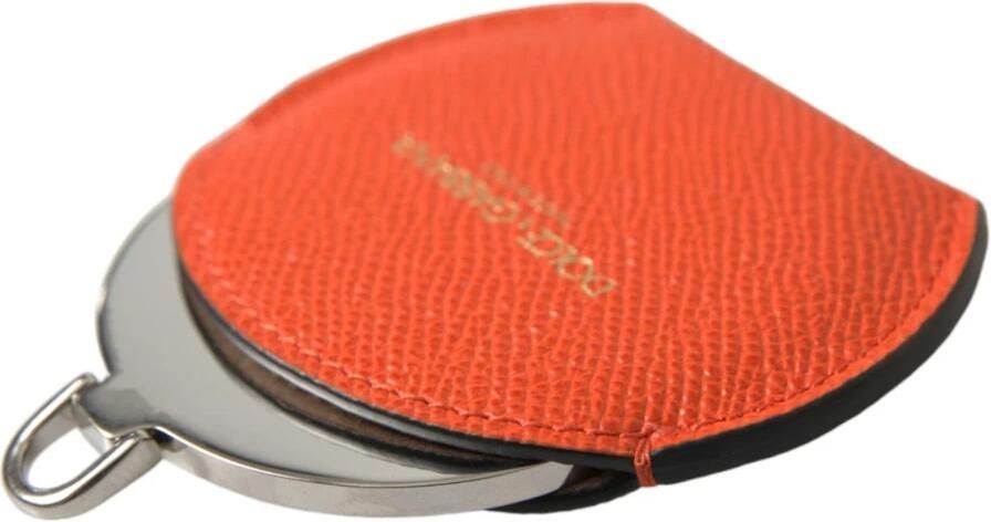 D&G Portemonnee D&G Halve Maan Portemonnee Rood Leer - Foto 3