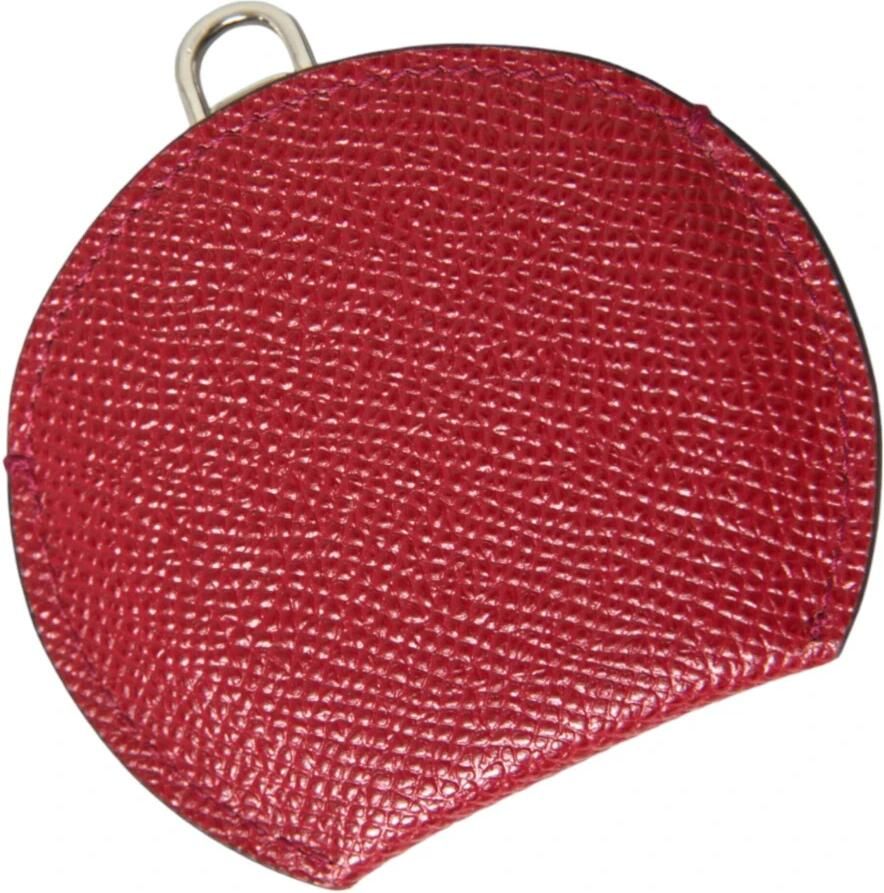 Dolce & Gabbana Rood Kalfsleer Handspiegel Houder Red Dames - Foto 2