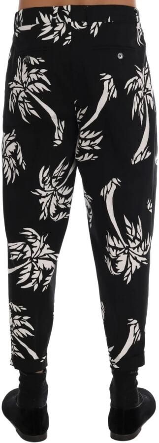 Dolce & Gabbana Zwarte boom katoenen stretch broek Zwart Dames - Foto 6