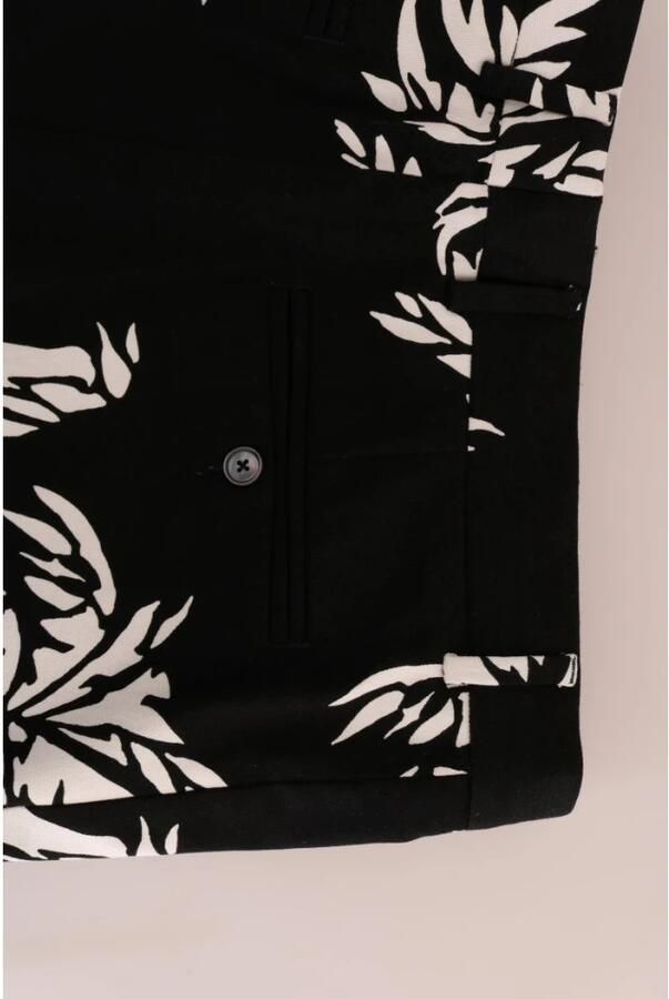 Dolce & Gabbana Zwarte boom katoenen stretch broek Zwart Dames - Foto 2