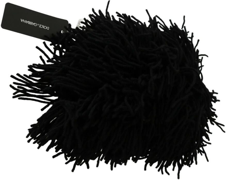 Dolce & Gabbana Animal Design Cashmere Beanie Black Dames - Foto 2
