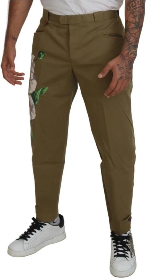 Dolce & Gabbana Gestructureerde Leren Crossbody Tas Green Heren - Foto 7