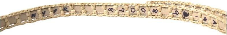 Dolce & Gabbana Beige Leren Metalen Gesp Taille Riem Beige Dames - Foto 4