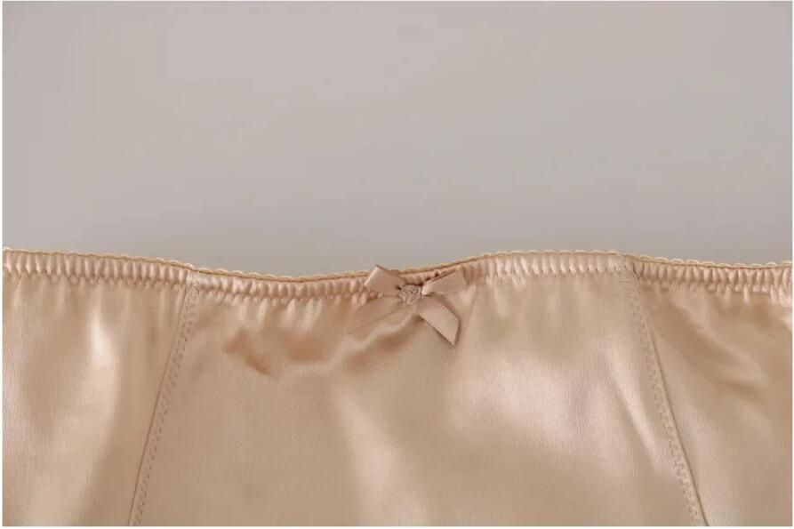 Dolce & Gabbana Beige Logo Stretch Damesondergoed Beige Dames - Foto 2