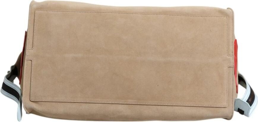 Dolce & Gabbana Beige Suède Duffle Tas met Zilver Beige Dames - Foto 3