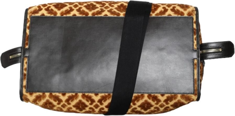 Dolce & Gabbana Beige Velvet Top Handle Duffle Tas Beige Dames - Foto 5