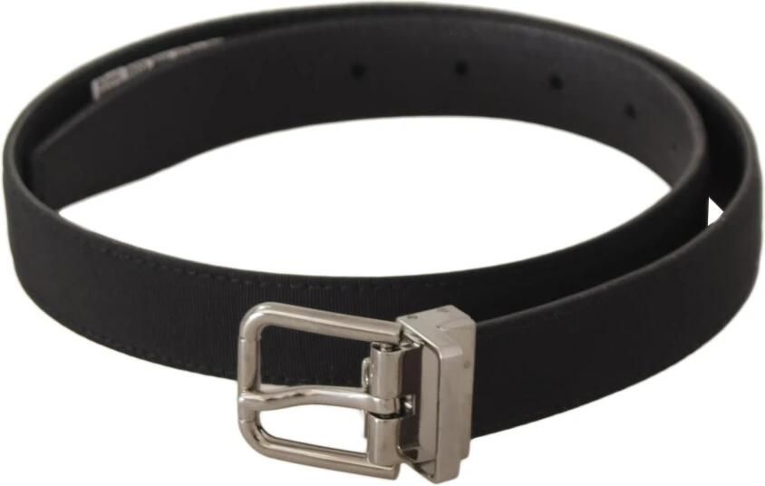 Dolce & Gabbana Leren Damesriem met Gegraveerde Logo Gesp Black Dames - Foto 4