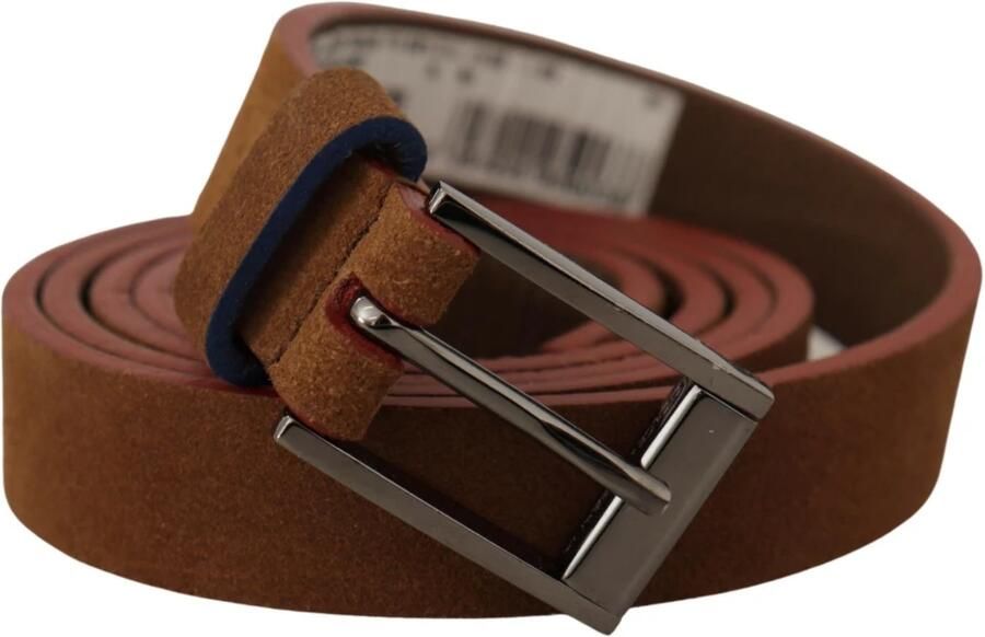 Dolce & Gabbana Bruin Gegraveerde Metalen Taille Riem Brown Dames - Foto 8