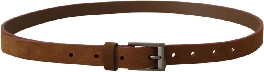 Dolce & Gabbana Bruin Gegraveerde Metalen Taille Riem Brown Dames - Foto 7