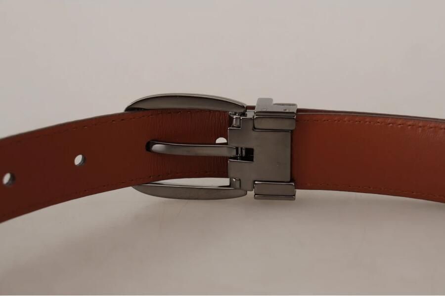Dolce & Gabbana Luipaard geëmbosseerde leren Riem Brown Dames - Foto 2