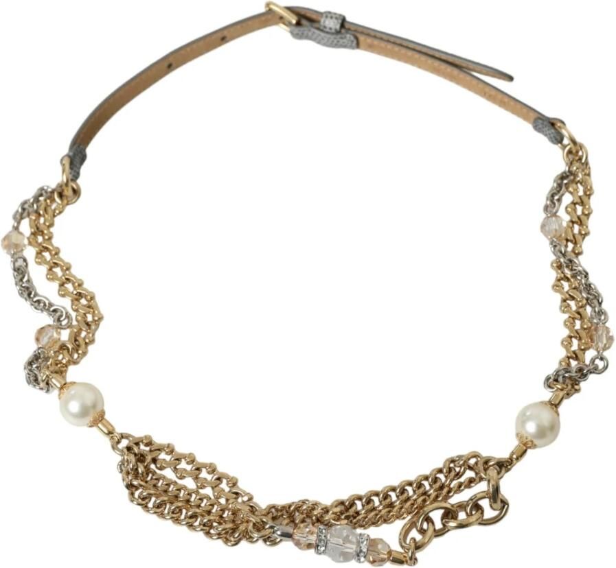 Dolce & Gabbana Zwart Leren Zilveren Logo Metalen Gesp Riem Black Heren