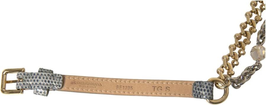 Dolce & Gabbana Zwart Leren Zilveren Logo Metalen Gesp Riem Black Heren - Foto 10