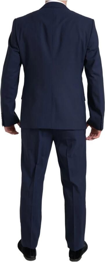 Dolce & Gabbana Blauw Slim Fit Pak Martini Collectie Blue Heren - Foto 3