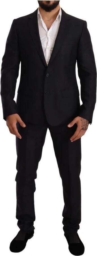 Dolce & Gabbana Blauw patroon Martini Slim FIT 2-delig pak Blue Heren - Foto 6