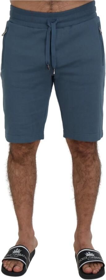 Dolce & Gabbana Blauwe Elegante Bermuda Shorts Regular Fit Blue Heren - Foto 6