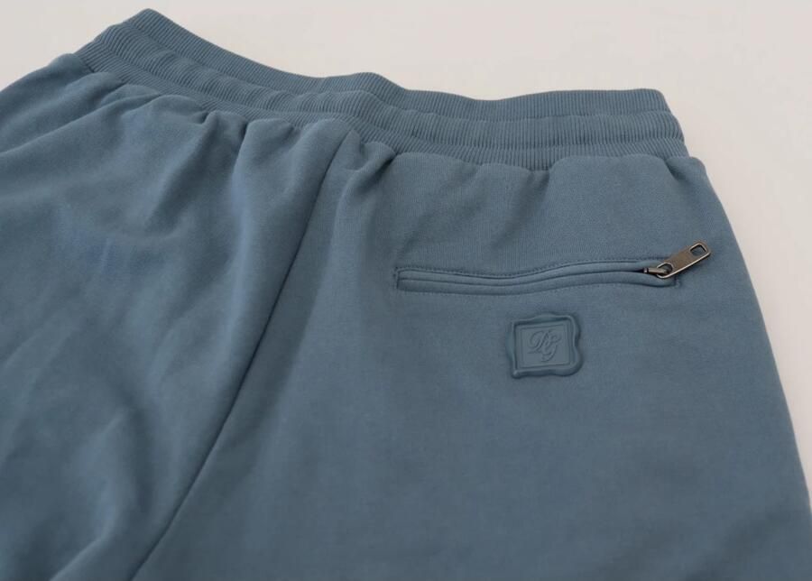 Dolce & Gabbana Blauwe Elegante Bermuda Shorts Regular Fit Blue Heren