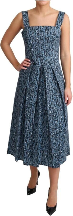 Dolce & Gabbana Chique A-lijn jurk met blauw hart Blue Dames - Foto 3