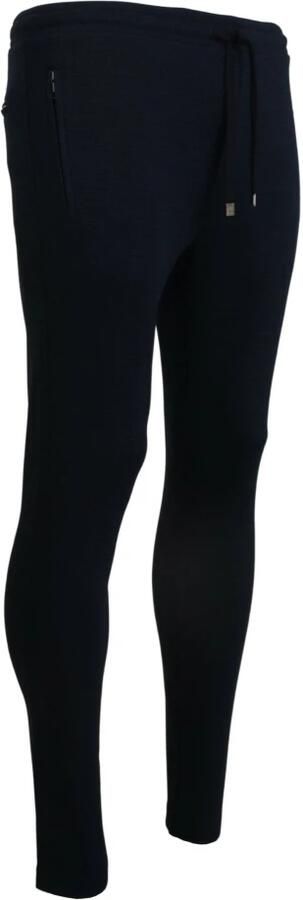 Dolce & Gabbana Blauwe Heren Sport Katoenen Sweatpants Broek Blue Heren - Foto 4